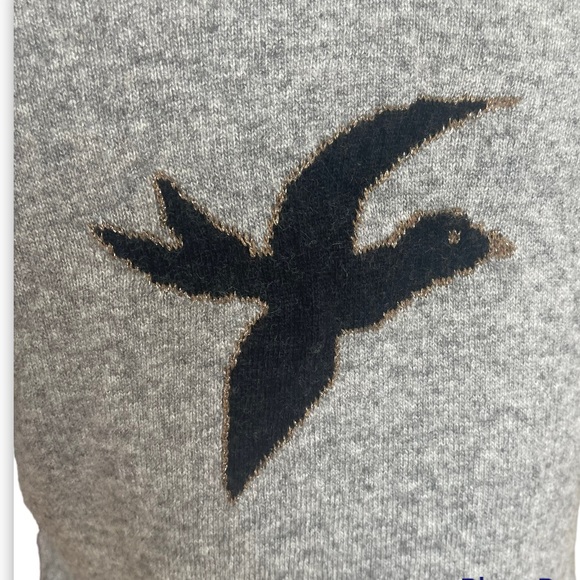 IRO dress sweater wool / modal short dress gray size M VGC - Picture 8 of 14